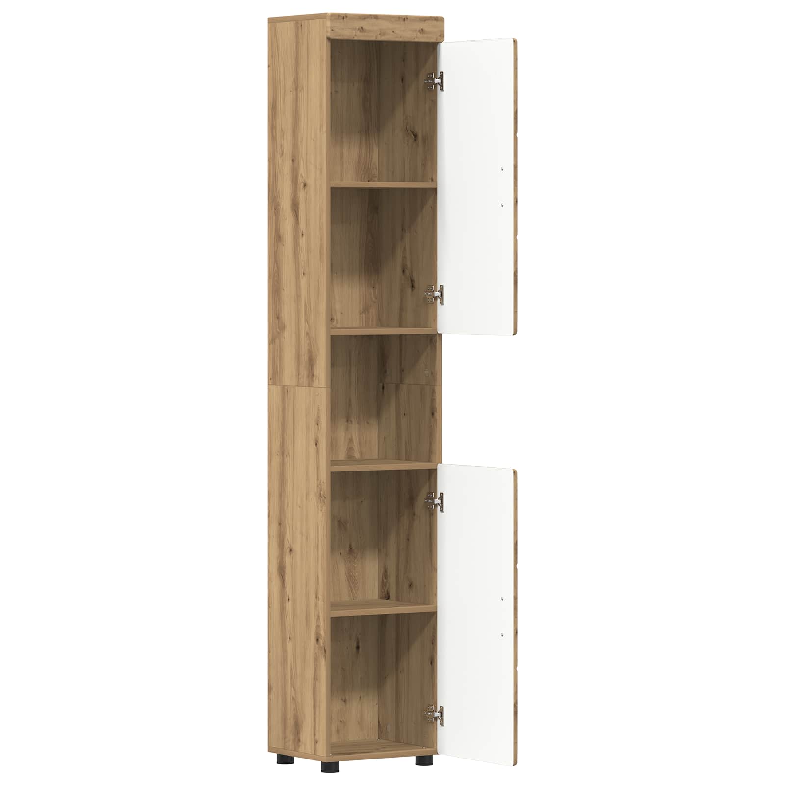 Badezimmermöbel-Set TULUM 2 pcs Weiß 60 x 34 x 63 cm