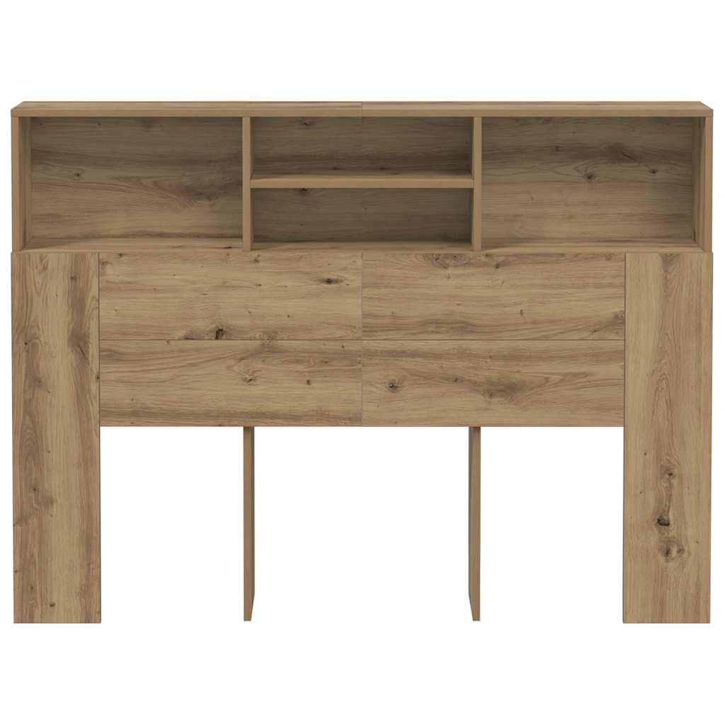 Bett-Kopfteil mit Ablagen Weiß 100x19x103,5 cm