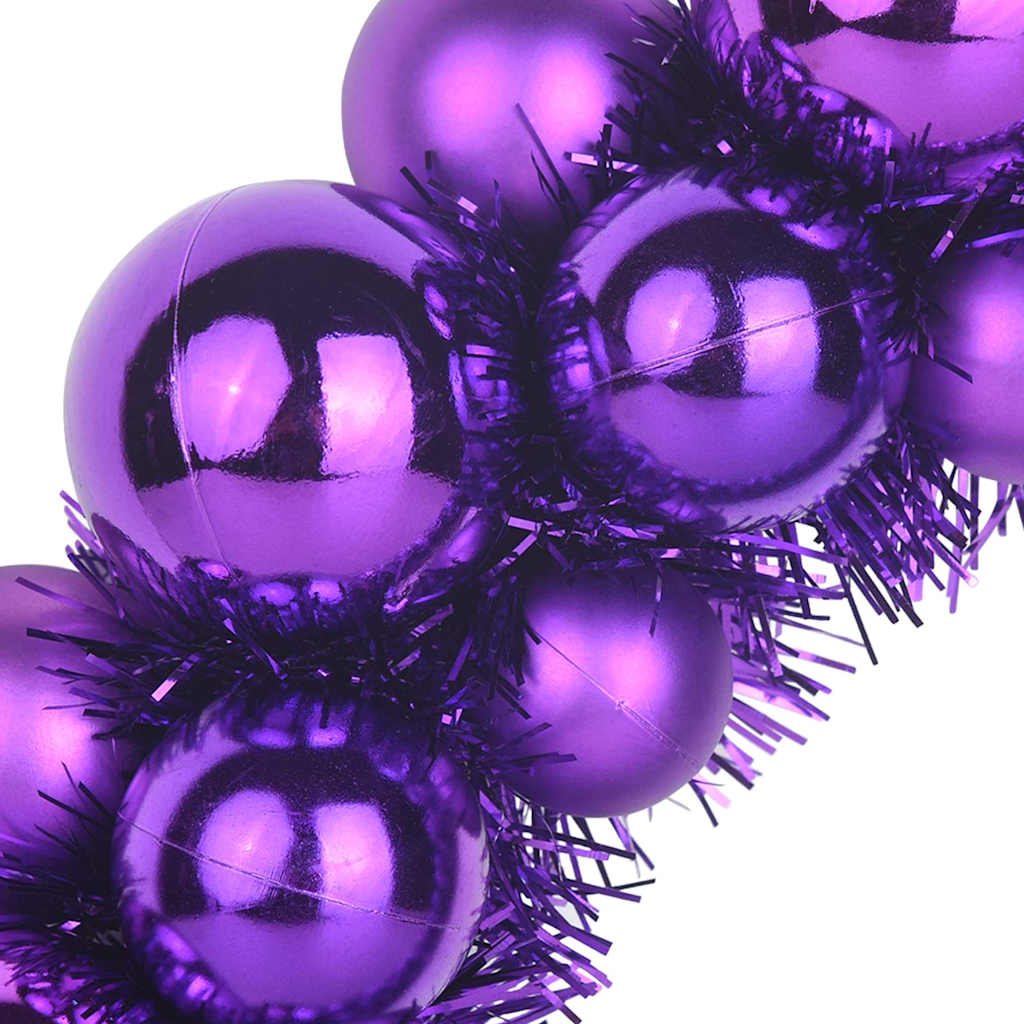 Weihnachtsballkränze 2 pcs Rot 33 x 33 x 7 cm Polystyrol
