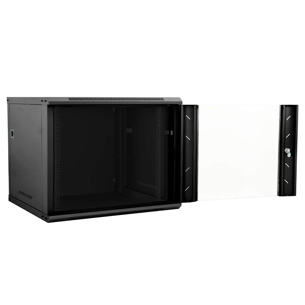 Netzwerkschrank mit Speicher Grau 60 x 45 x 28 cm Stahl