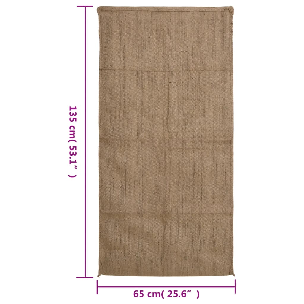 Jutesäcke 5 Stk. 60x105 cm 100% Jute 340 g/m²