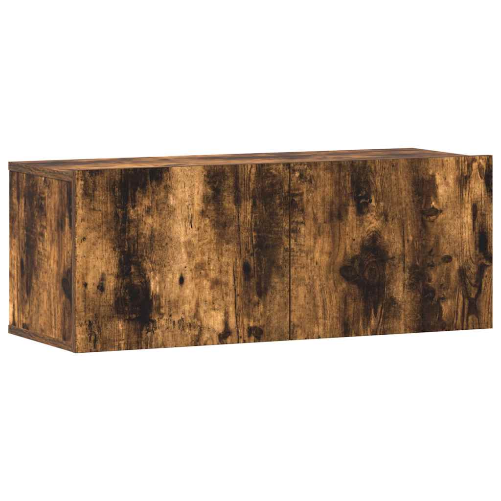 3-tlg. TV-Schrank-Set Weiß Holzwerkstoff