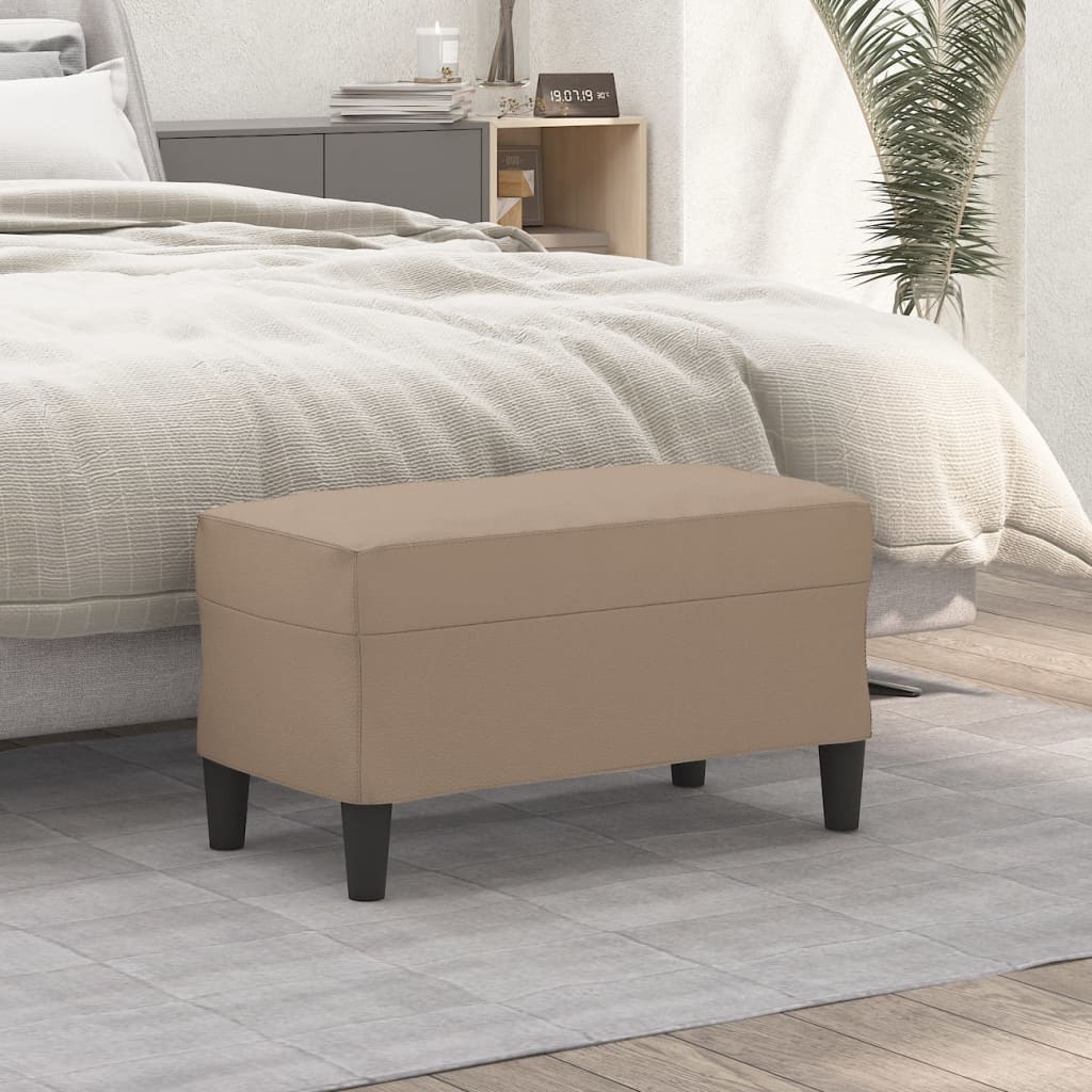 Sitzbank Schwarz 70x35x41 cm Kunstleder
