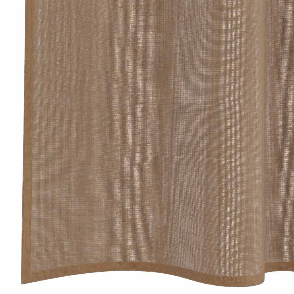 Voile Vorhänge mit Ösen 2 Stk. Apfelgrün 140x140 cm