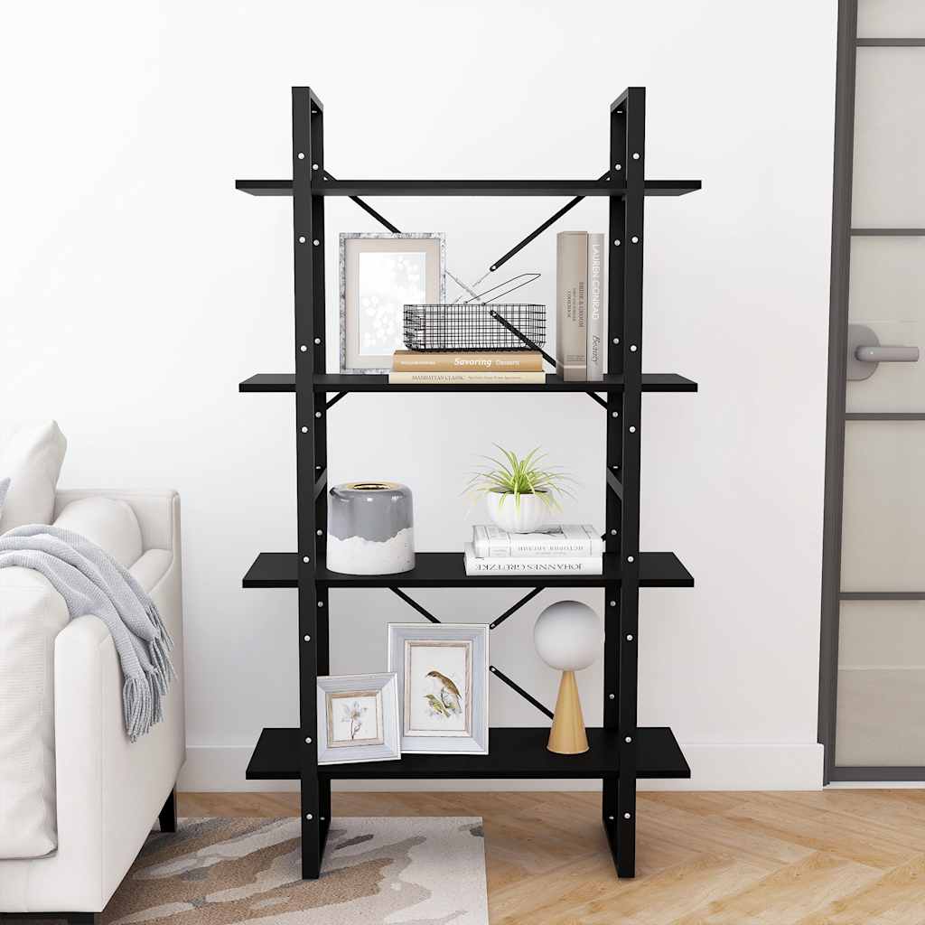 Bücherregal 2 Fächer Weiß 80x30x70 cm Holzwerkstoff