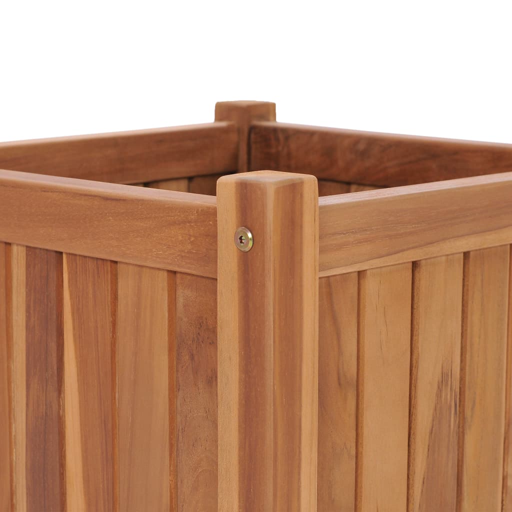 Hochbeet 150x30x25 cm Massivholz Teak