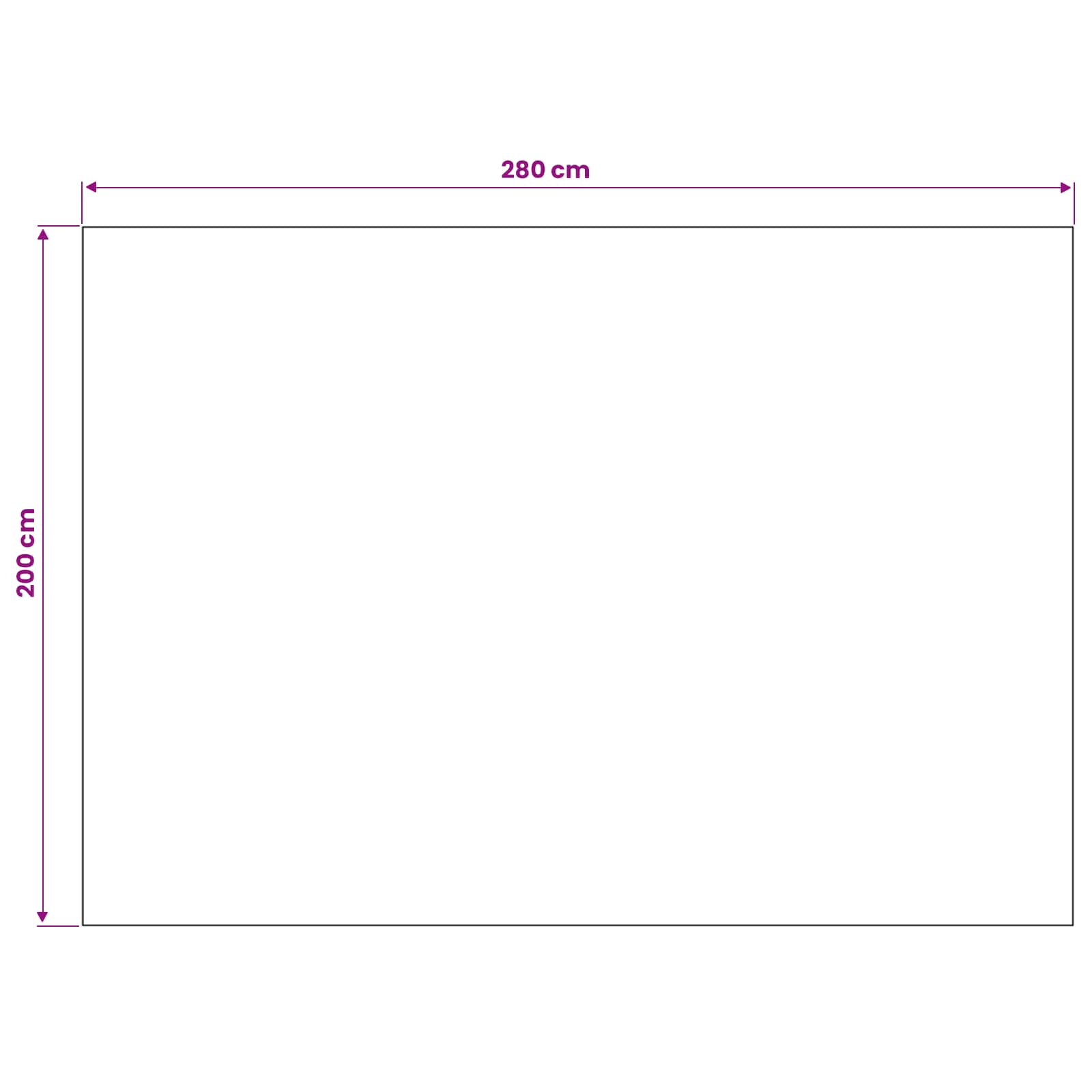 Bereichsteppiche Rechtwinklig SIROLO Creme 150 x 80 cm