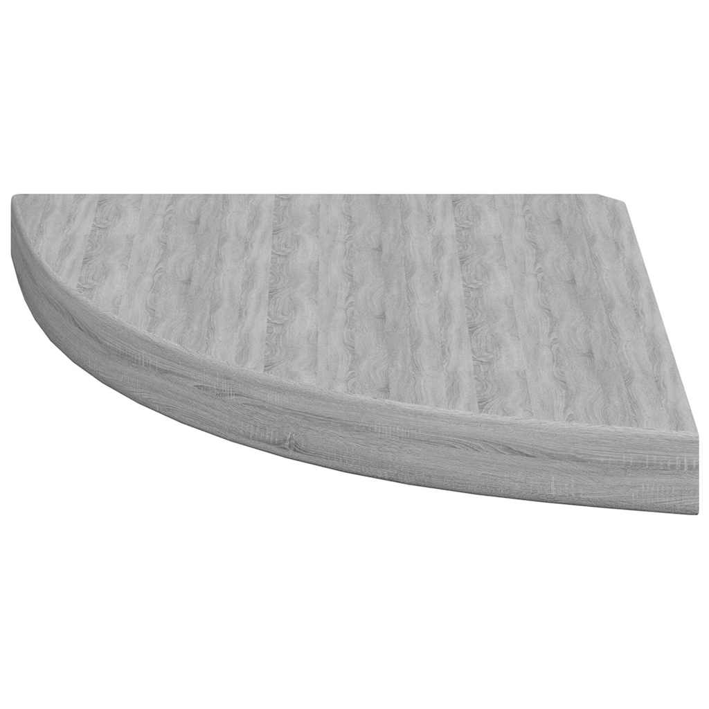 Schwebende Eckregale 2 Stk. Hochglanz-Weiß 25x25x3,8 cm MDF