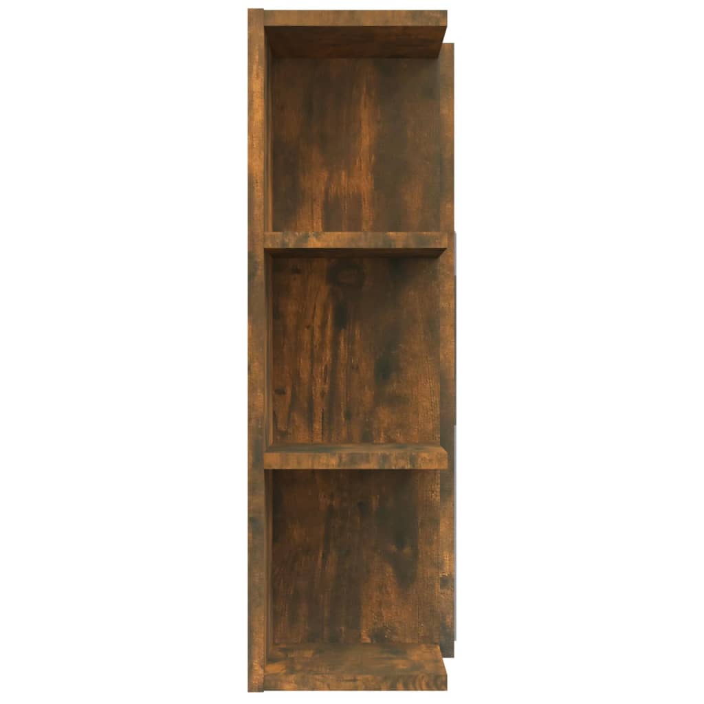 Bad-Spiegelschrank Weiß 80x20,5x64 cm Holzwerkstoff