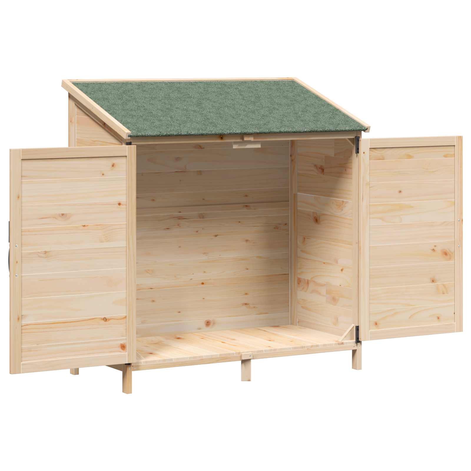 Gartenschuppen Natur 59,5 x 56 x 113,5 cm Massivholz aus Fichte