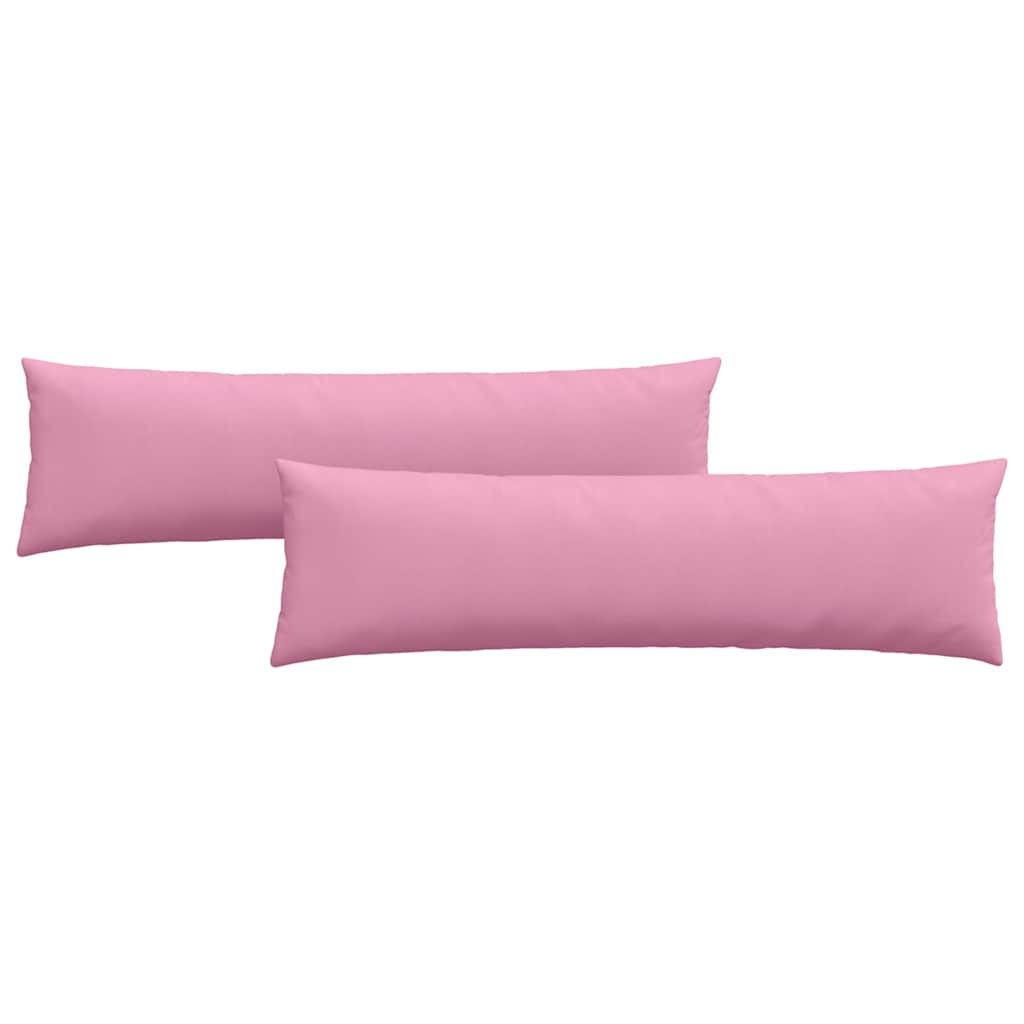 Sofakissen 2 pcs Hellgrau 50 x 30 cm Stoff