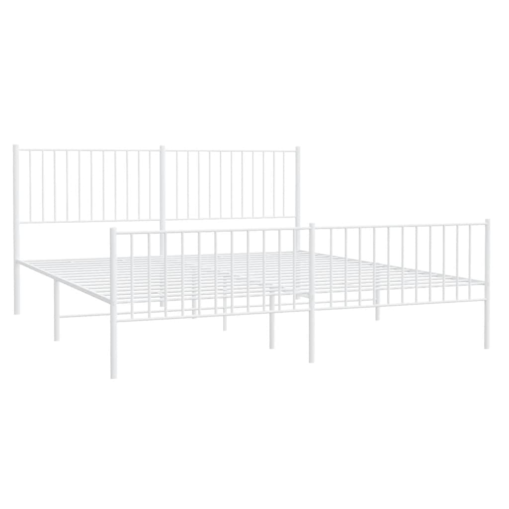 Bettgestell Metall Schwarz 75x190 cm