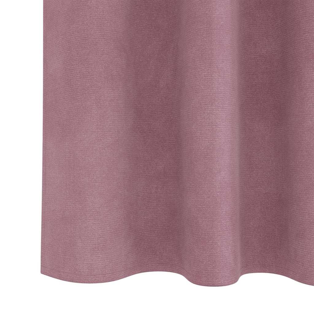 Verdunkelungsvorhänge 2 pcs Schwarz 140 x 140 cm Samt