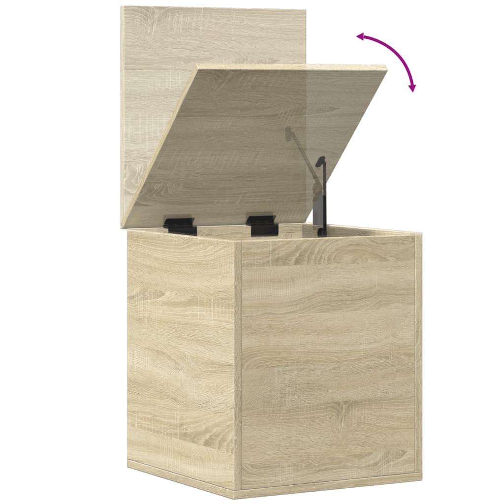 Aufbewahrungstruhe Weiß 84x42x46 cm Holzwerkstoff