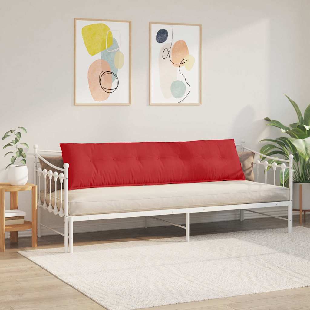 Rückenkissen Hellgrau 50 x 19 x 45 cm Stoff