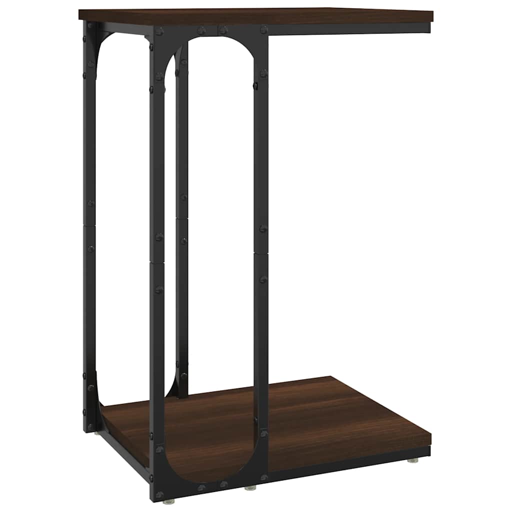 Beistelltisch Schwarz 50x35x52 cm Holzwerkstoff
