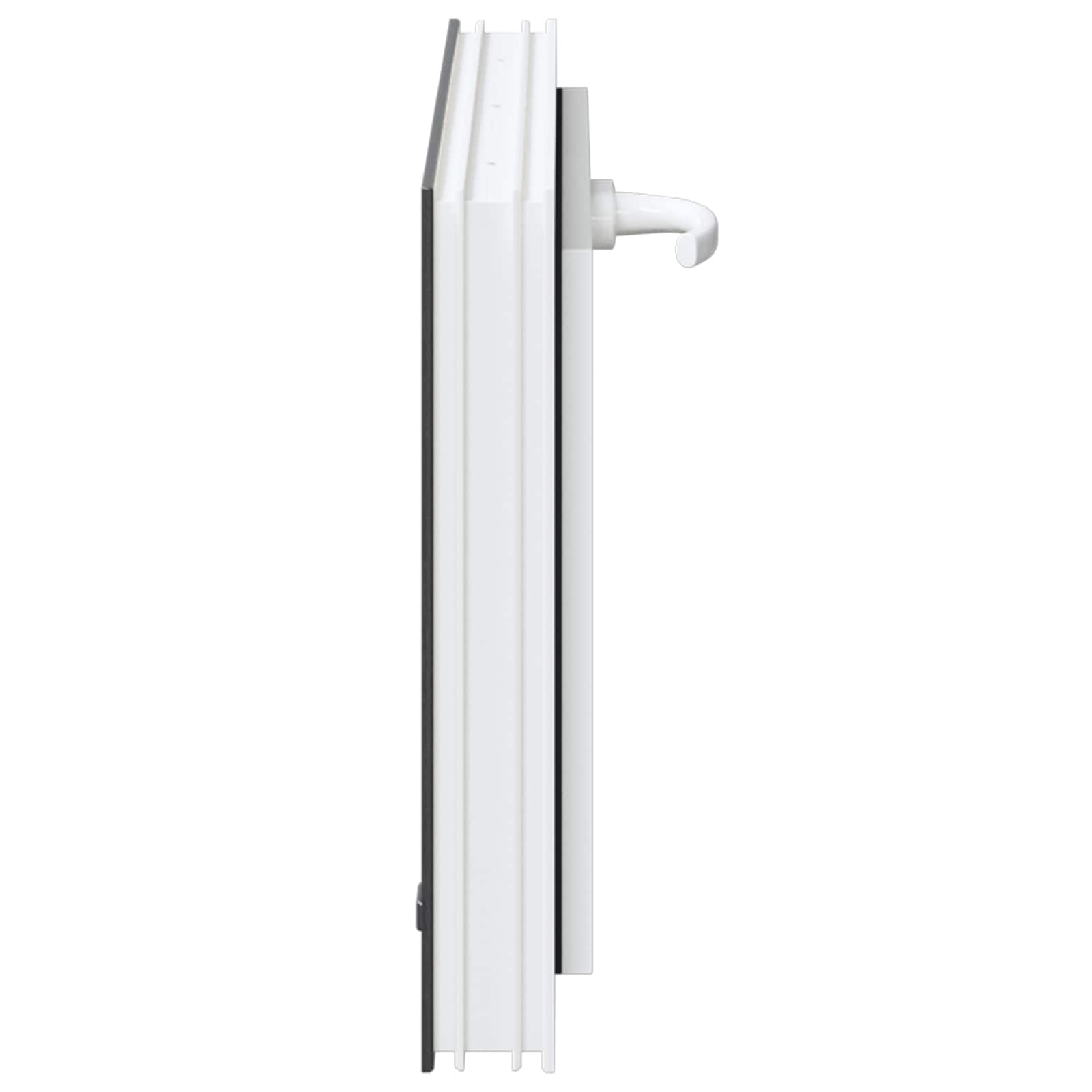 Kellerfenster RISOR 60 x 40 cm PVC und Glas Weiß