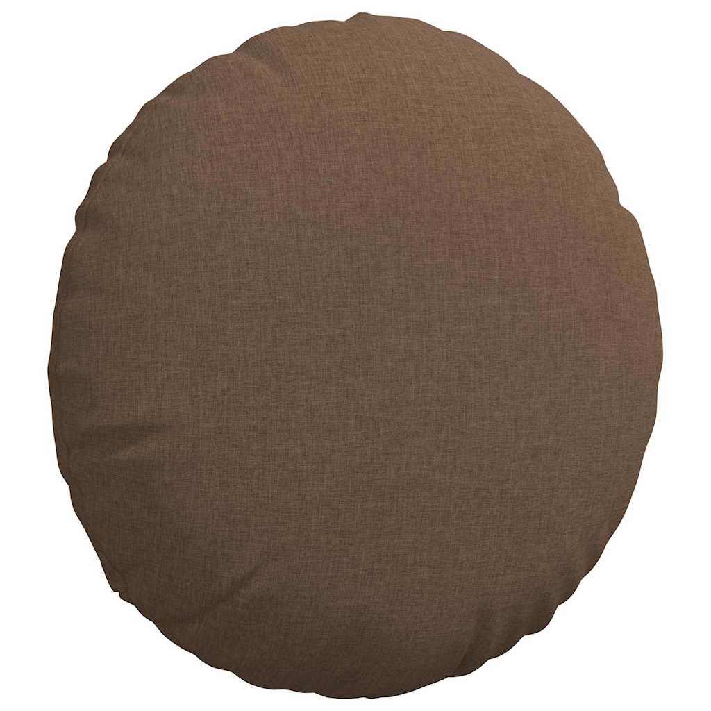 Sitzkissen 2 pcs Hellgrau Ø30 x 13 cm Stoff