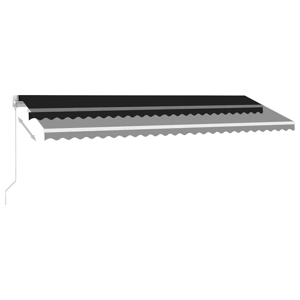 Standmarkise Manuell Einziehbar 300x250 cm Creme