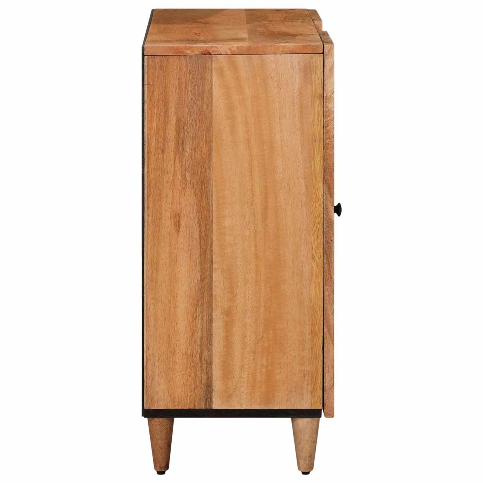 Sideboard mit Regal Walnuss 90 x 33,5 x 75 cm Massivholz Mango