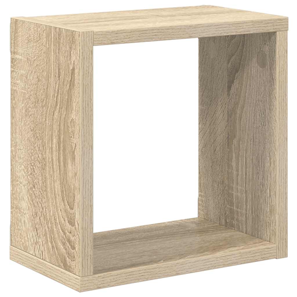 Würfelregale 2 Stk. Weiß 30x15x30 cm