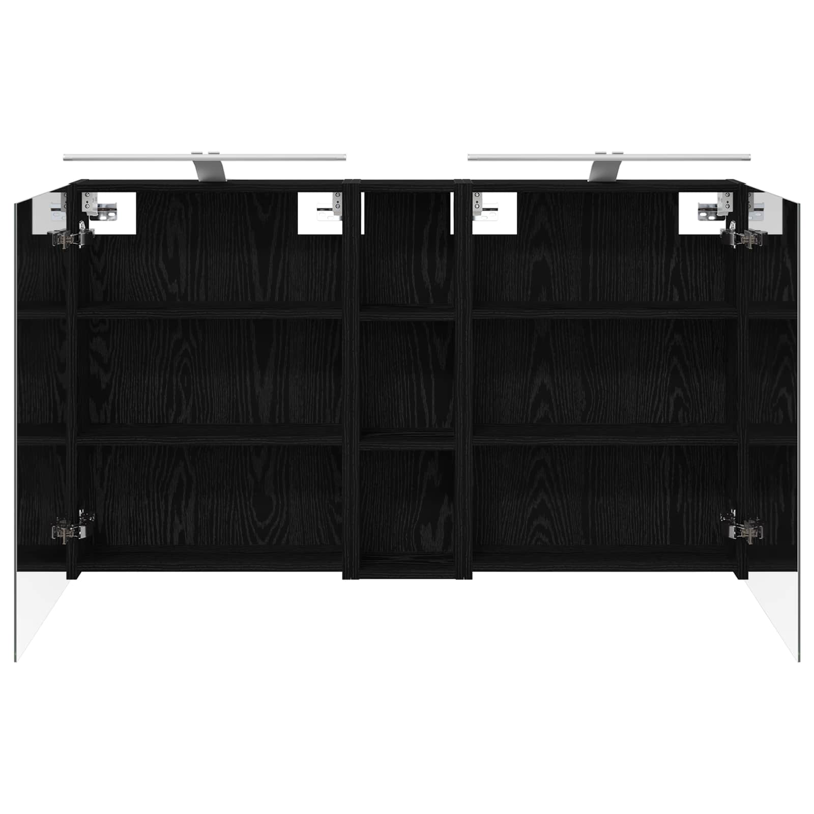 Badezimmerschrank-Set 3 pcs 80 x 10,5 x 50 cm Holzwerkstoff