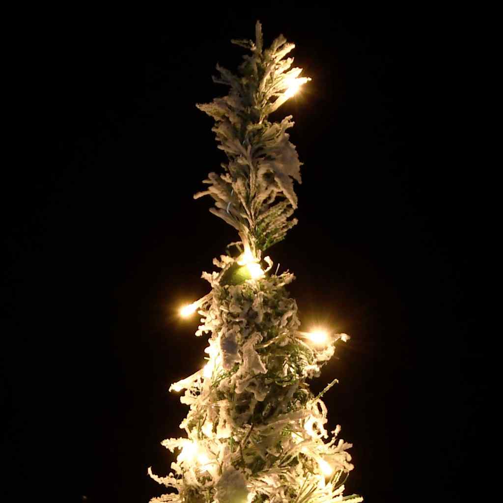 Pop-Up-Weihnachtsbaum Künstlich Beschneit 50 LEDs 120 cm