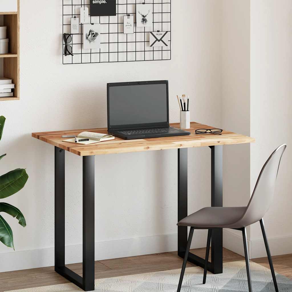 Tischplatte Rechteckig 60x50x2 cm Massivholz Akazie