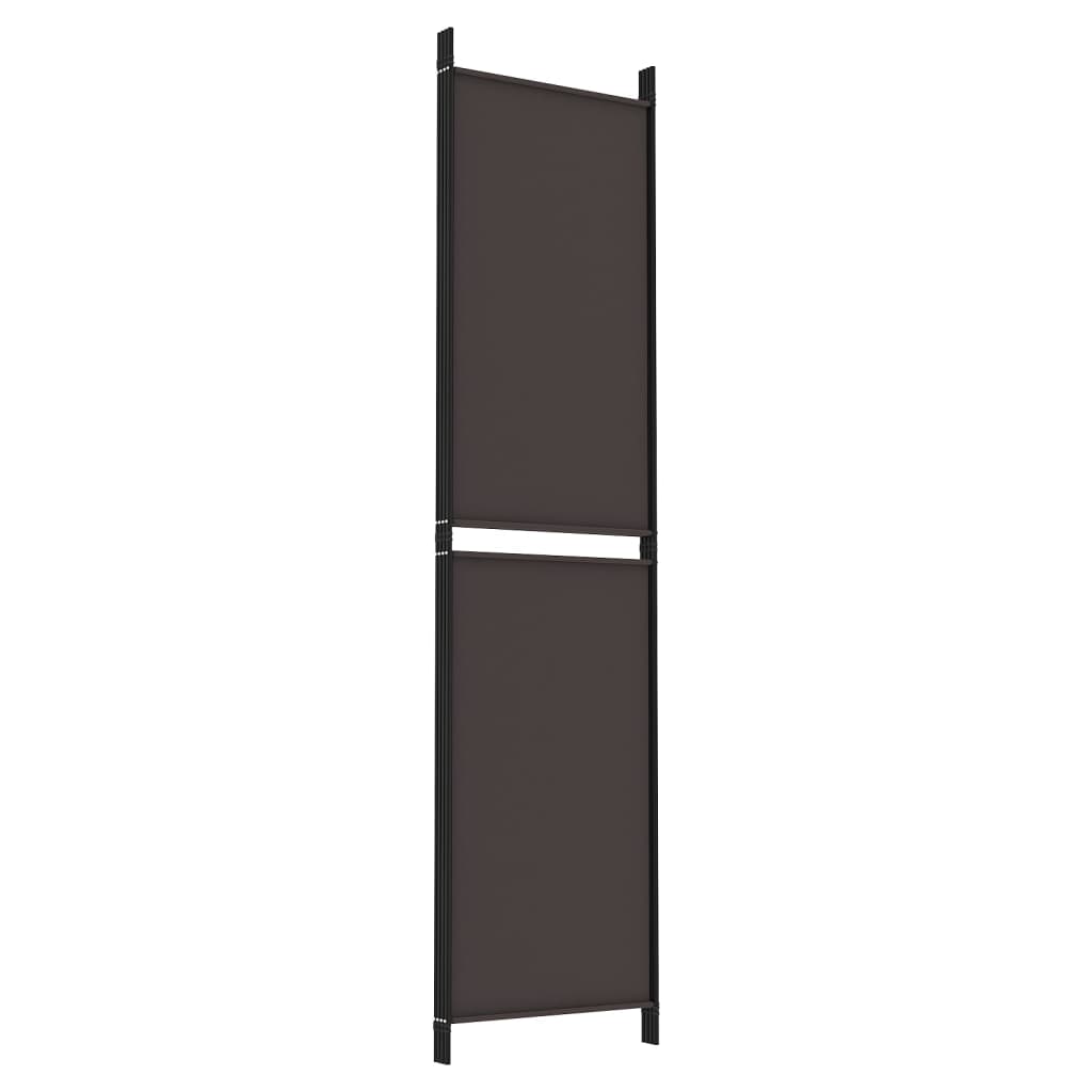 3-teiliger Raumteiler Beige 150 x 180 cm Stoff