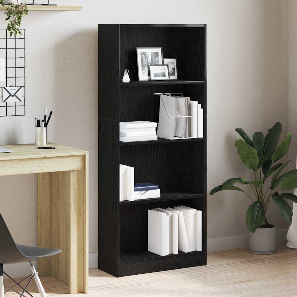 Bücherregal Weiß 40x24x75 cm Holzwerkstoff