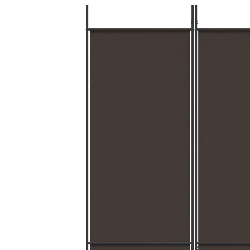 3-teiliger Raumteiler Beige 150 x 220 cm Stoff