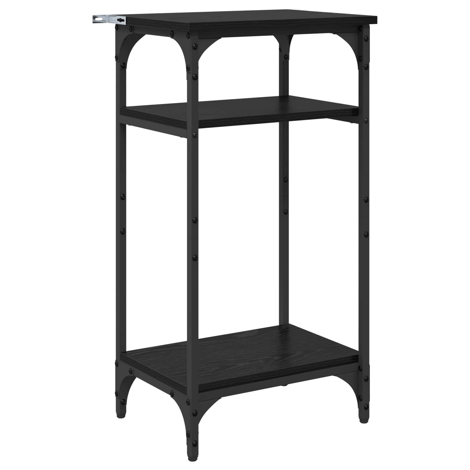 Beistelltisch Schwarz 40x30x75 cm Holzwerkstoff