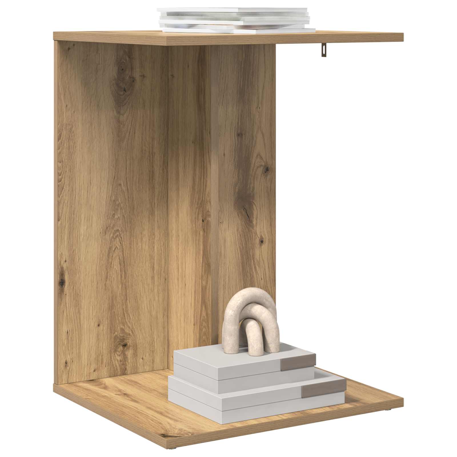Beistelltisch Weiß 45 x 40 x 62,5 cm Holzwerkstoff