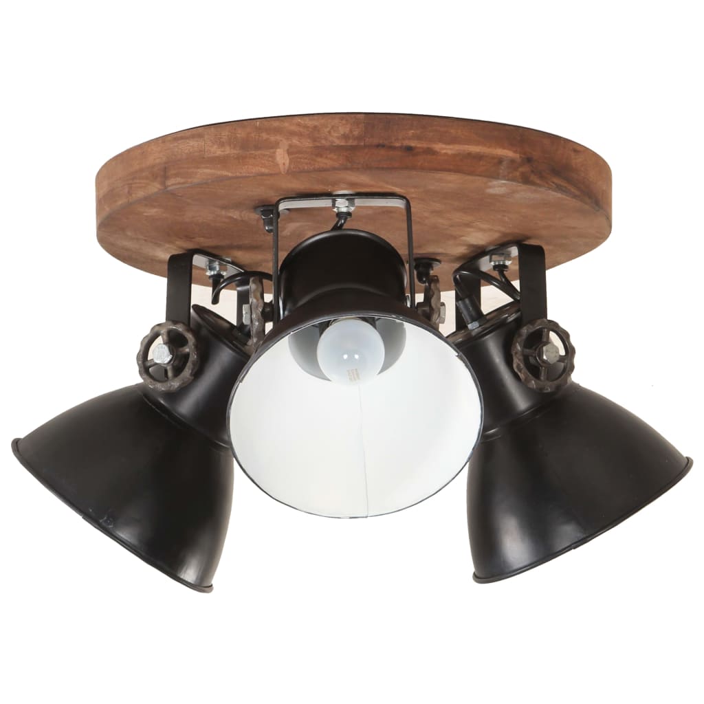 Wandlampe Industriestil Silbern 45x25 cm E27