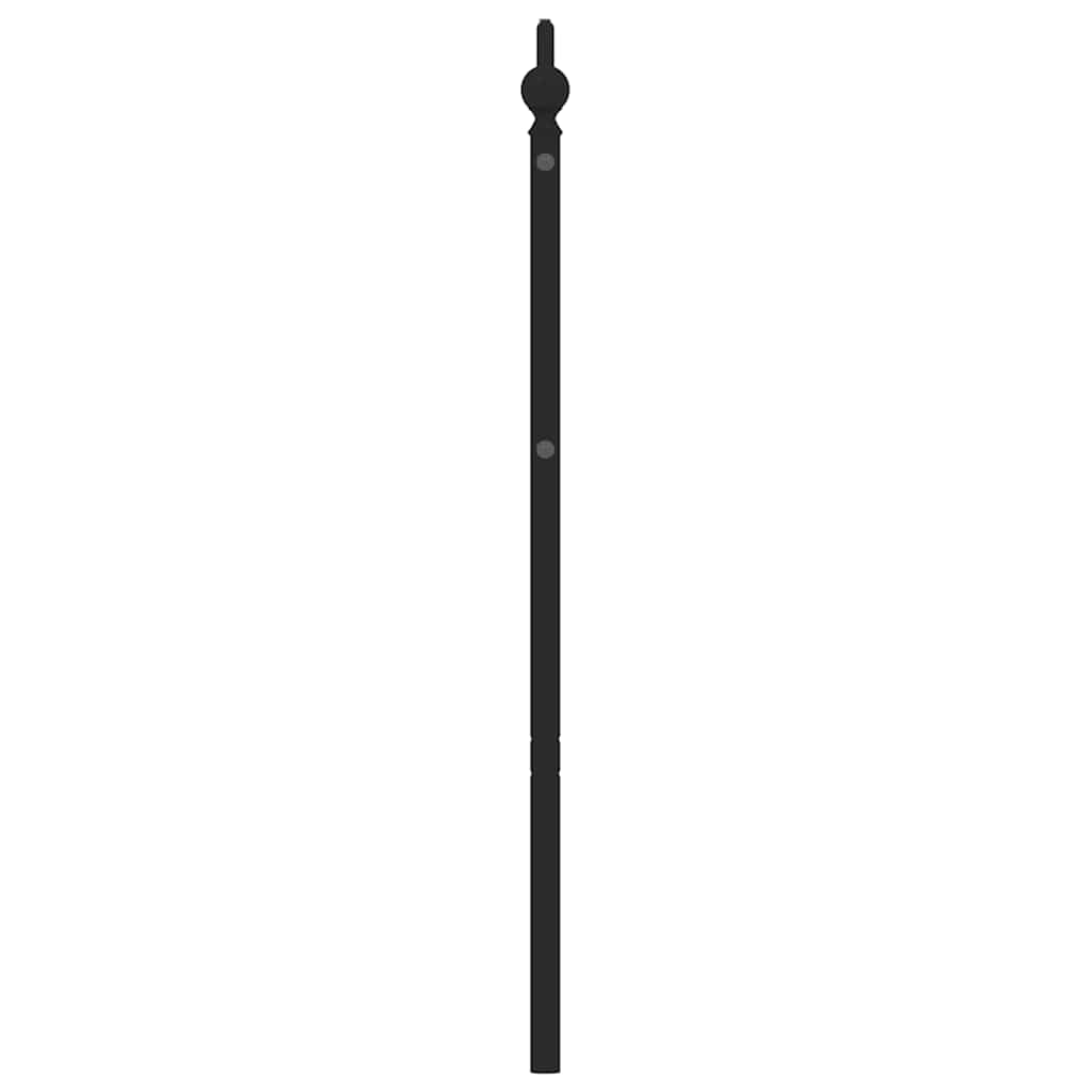 Ersatz-Kopfteil Metall Schwarz 135 cm