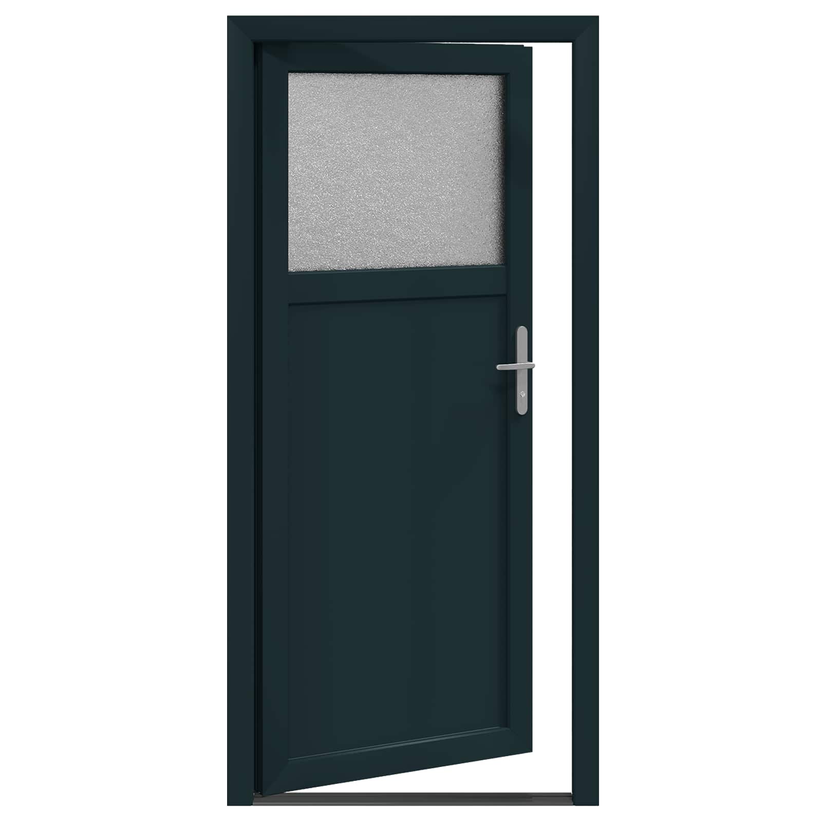 Seiteneingangstür Anthrazit 98 x 198 cm PVC