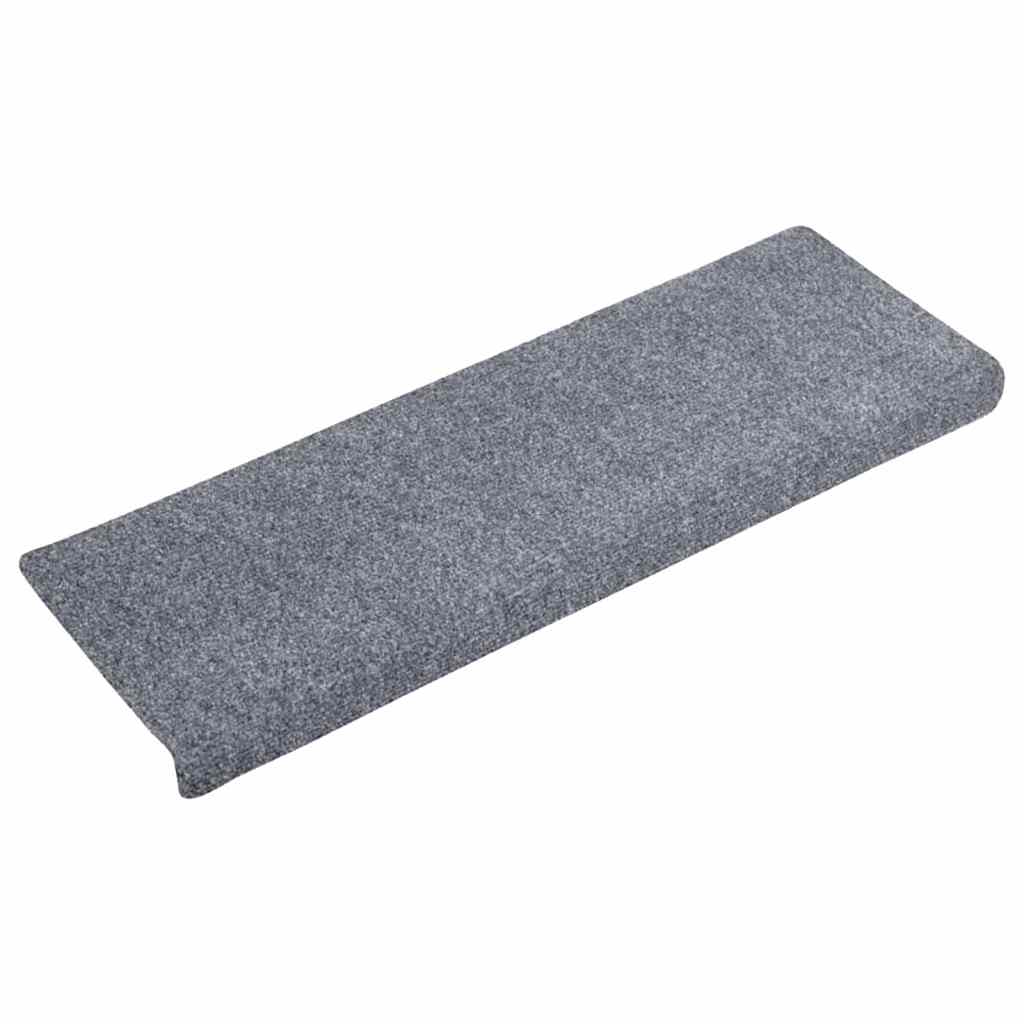 Stufenmatten Selbstklebend 15 Stk. 65x21x4 cm Hellbraun Rechteckiger Rand