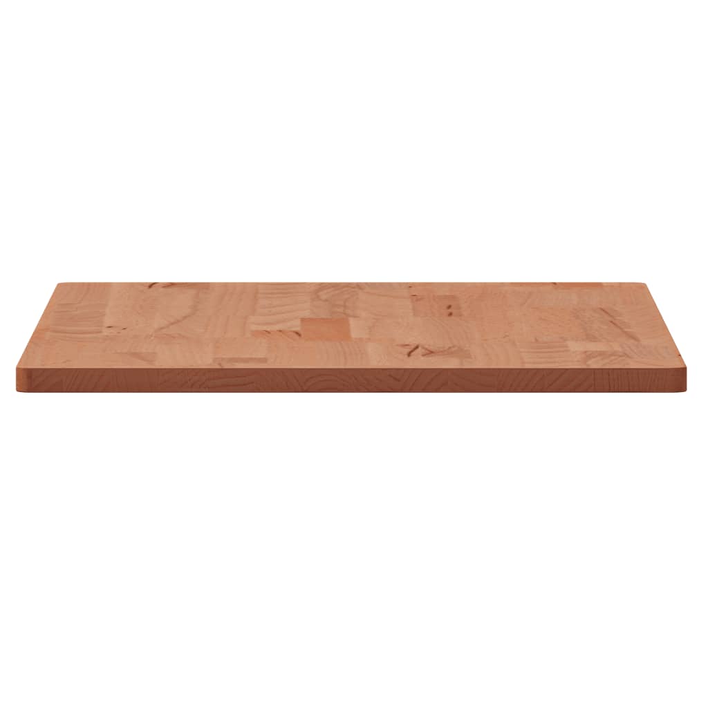 Tischplatte 80x40x1,5 cm Rechteckig Massivholz Buche