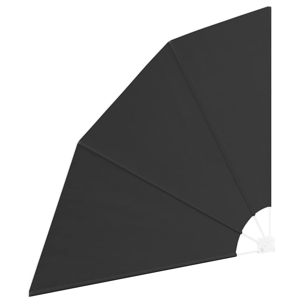 Faltbarer Balkonfächer Grau 210×210 cm