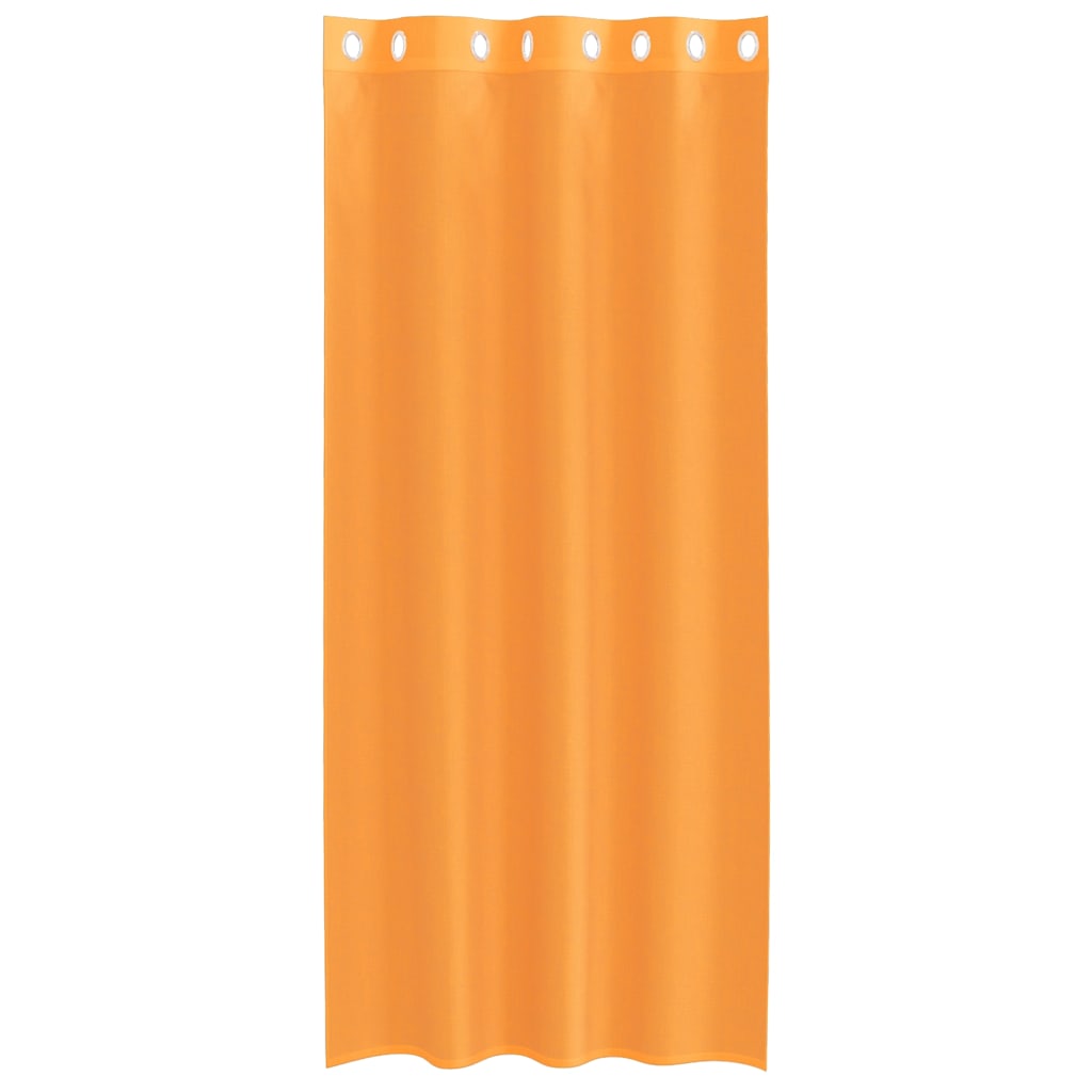 Voile Vorhänge mit Ösen 2 Stk. Apfelgrün 140x140 cm