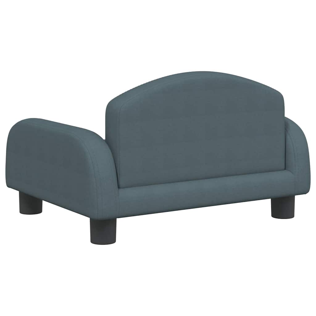 Kindersofa Creme 70x45x30 cm Stoff