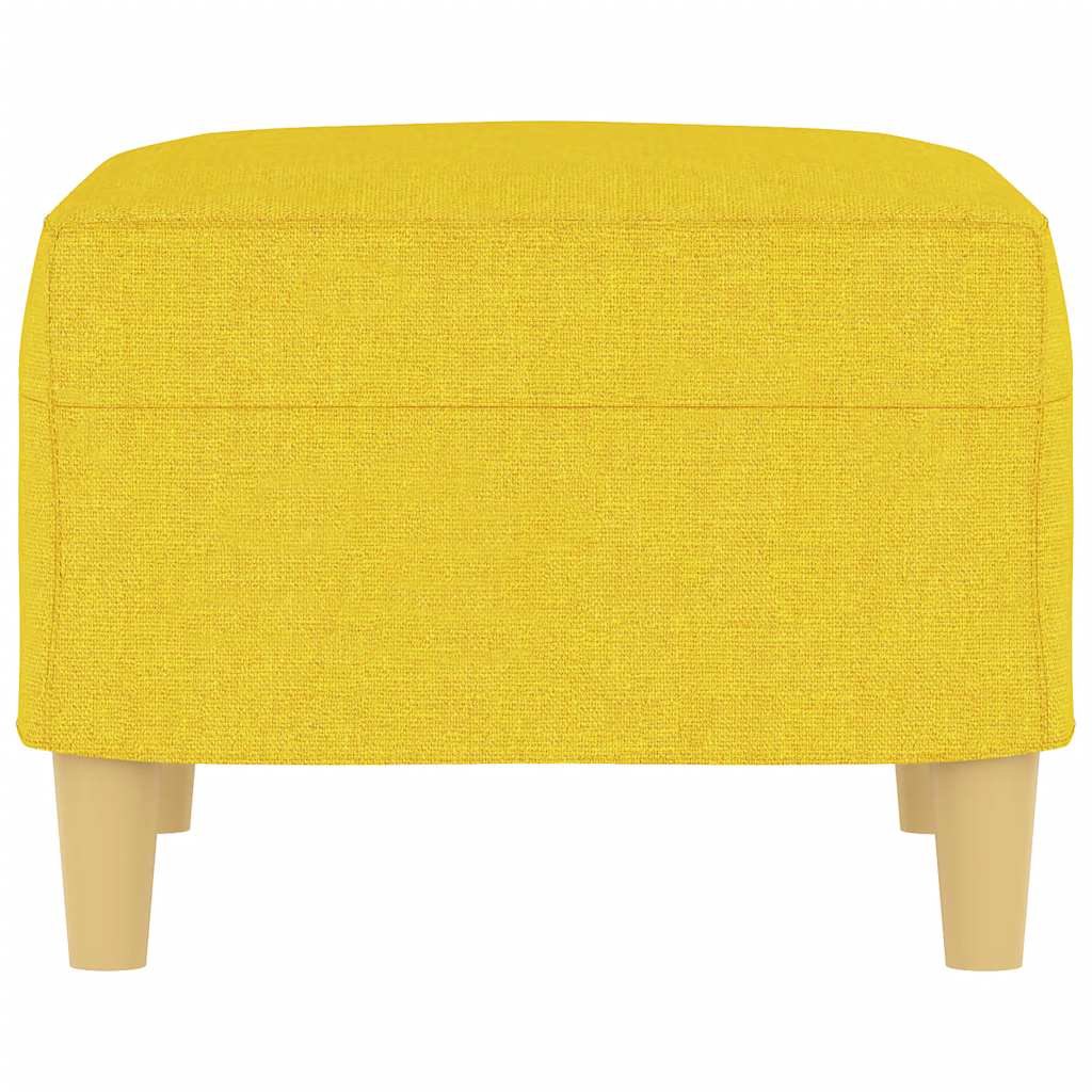 Fußhocker Hellgrau 60x50x41 cm Stoff