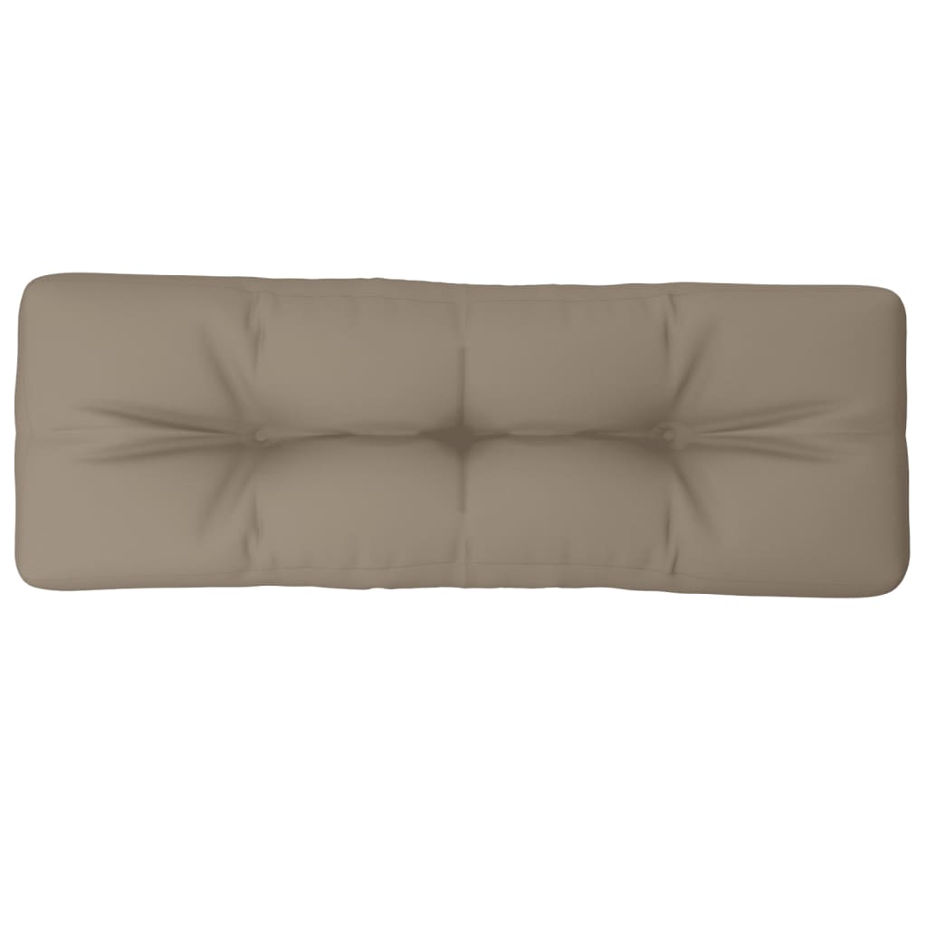 Palettenkissen Anthrazit 50x40x12 cm Stoff