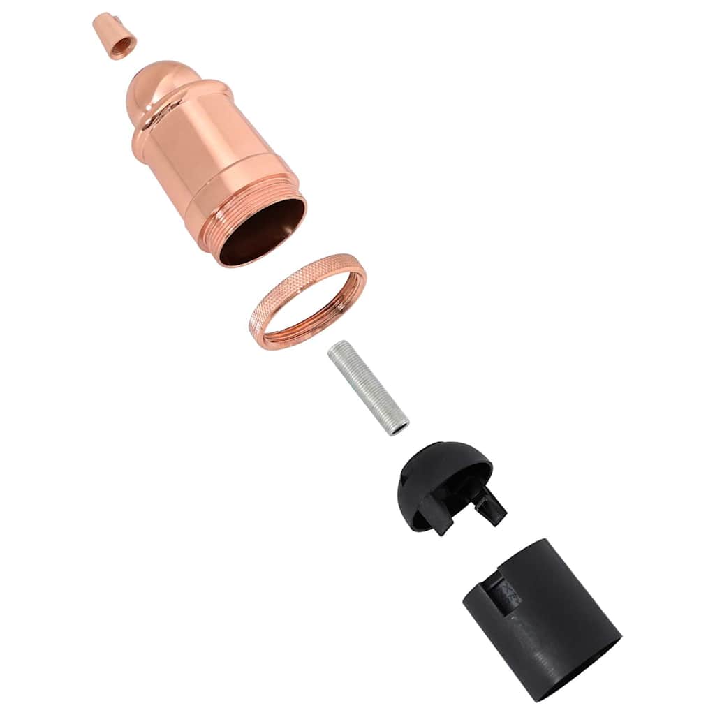 Lampenfassungen 2 Stk. Rot-Bronze E27