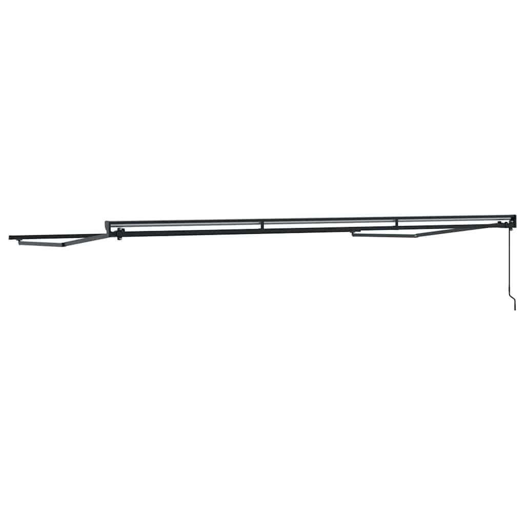 Markisenrahmen Verstellbar Weiß 2,5 x 2 m Stahl