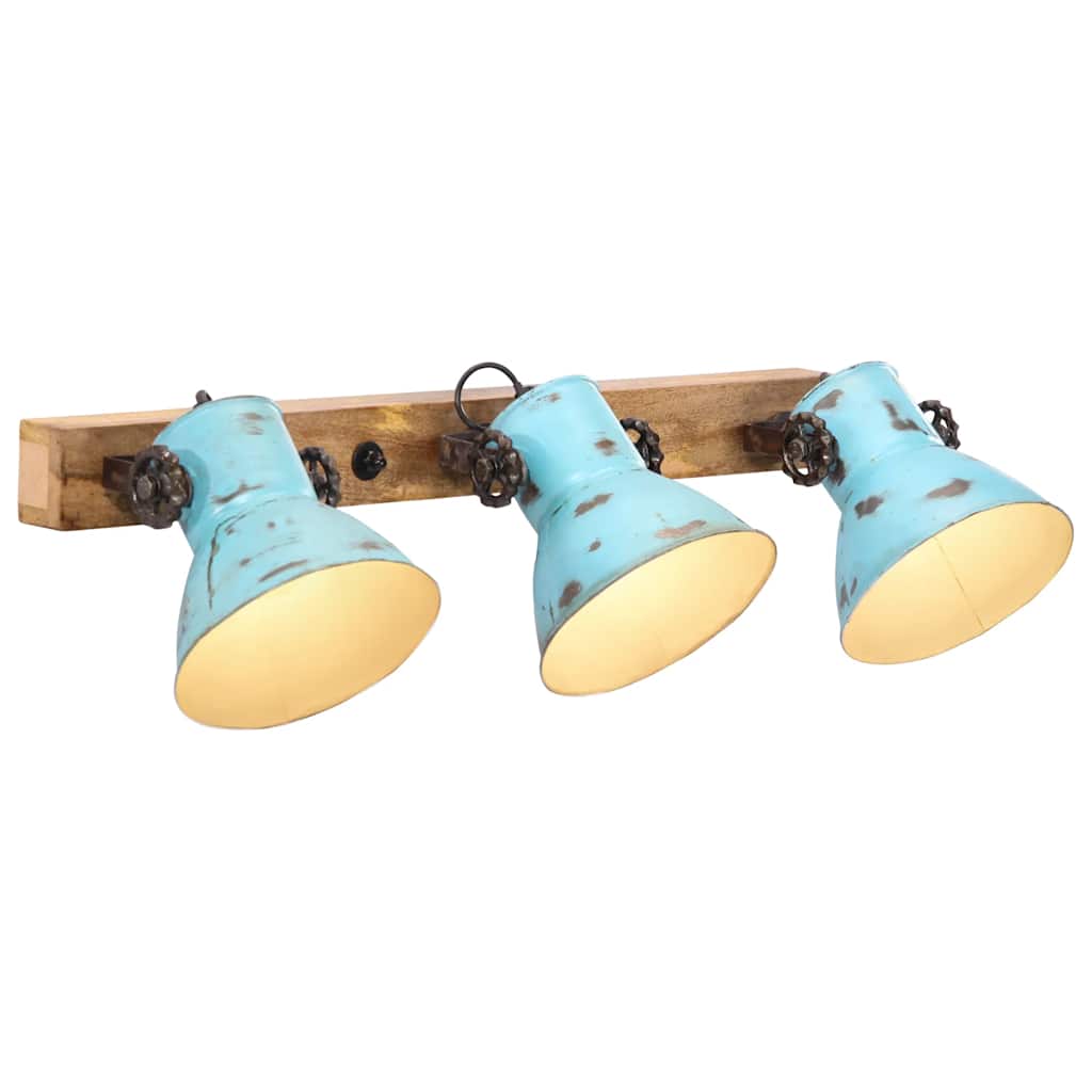 Wandlampe Industriestil Silbern 45x25 cm E27