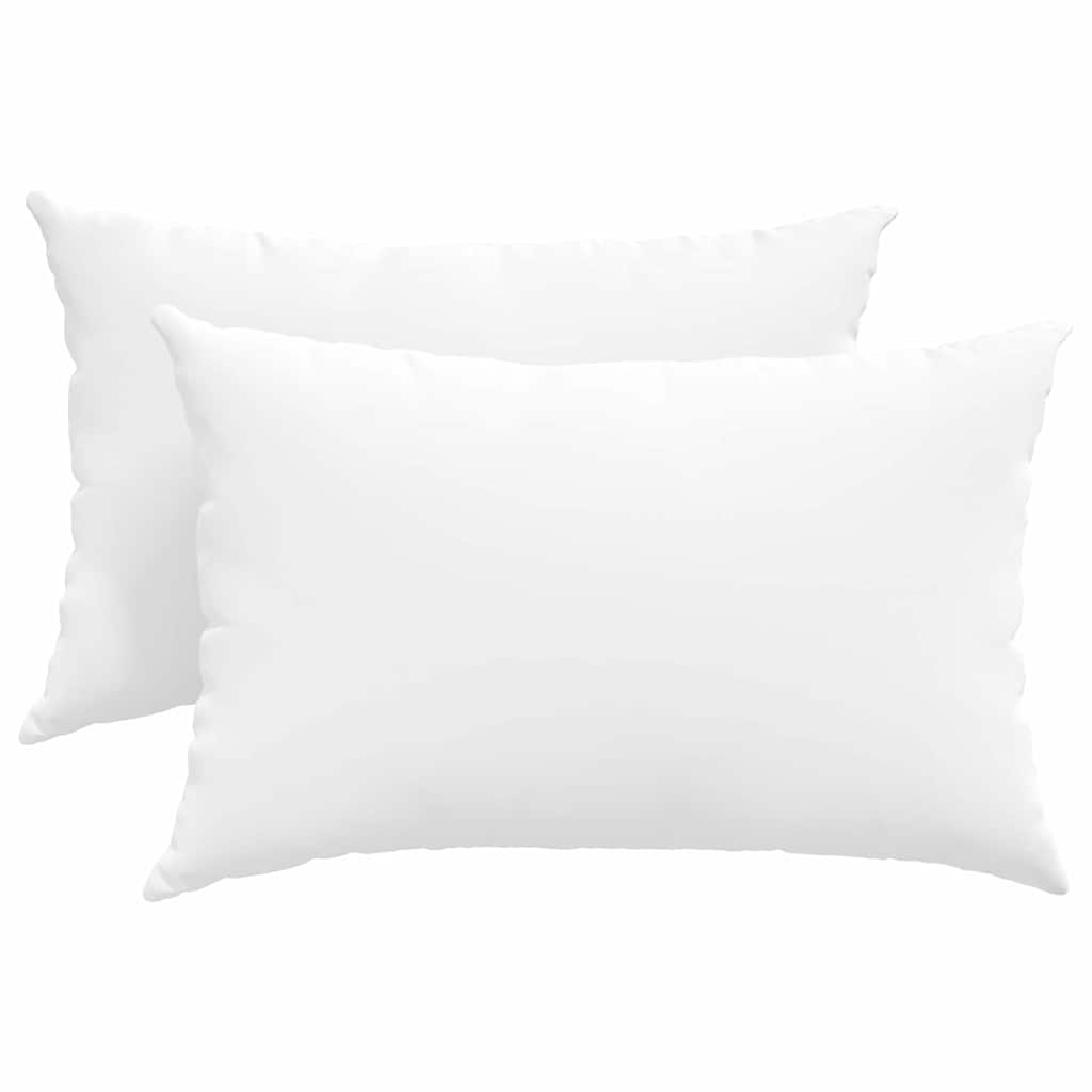 Sofakissen 2 pcs Hellgrau 50 x 30 cm Stoff