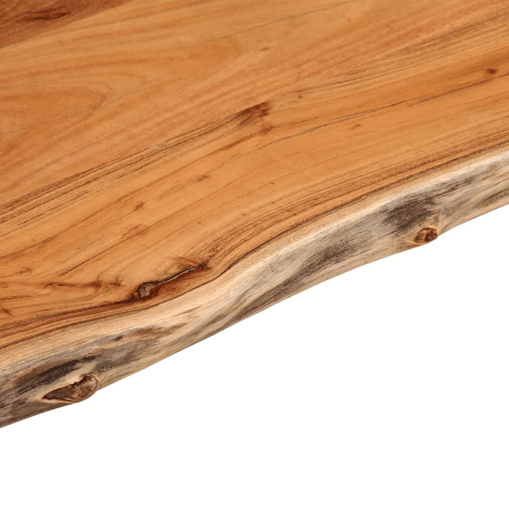 Wandregal 40x20x2,5 cm Rechteckig Massivholz Akazie Baumkante