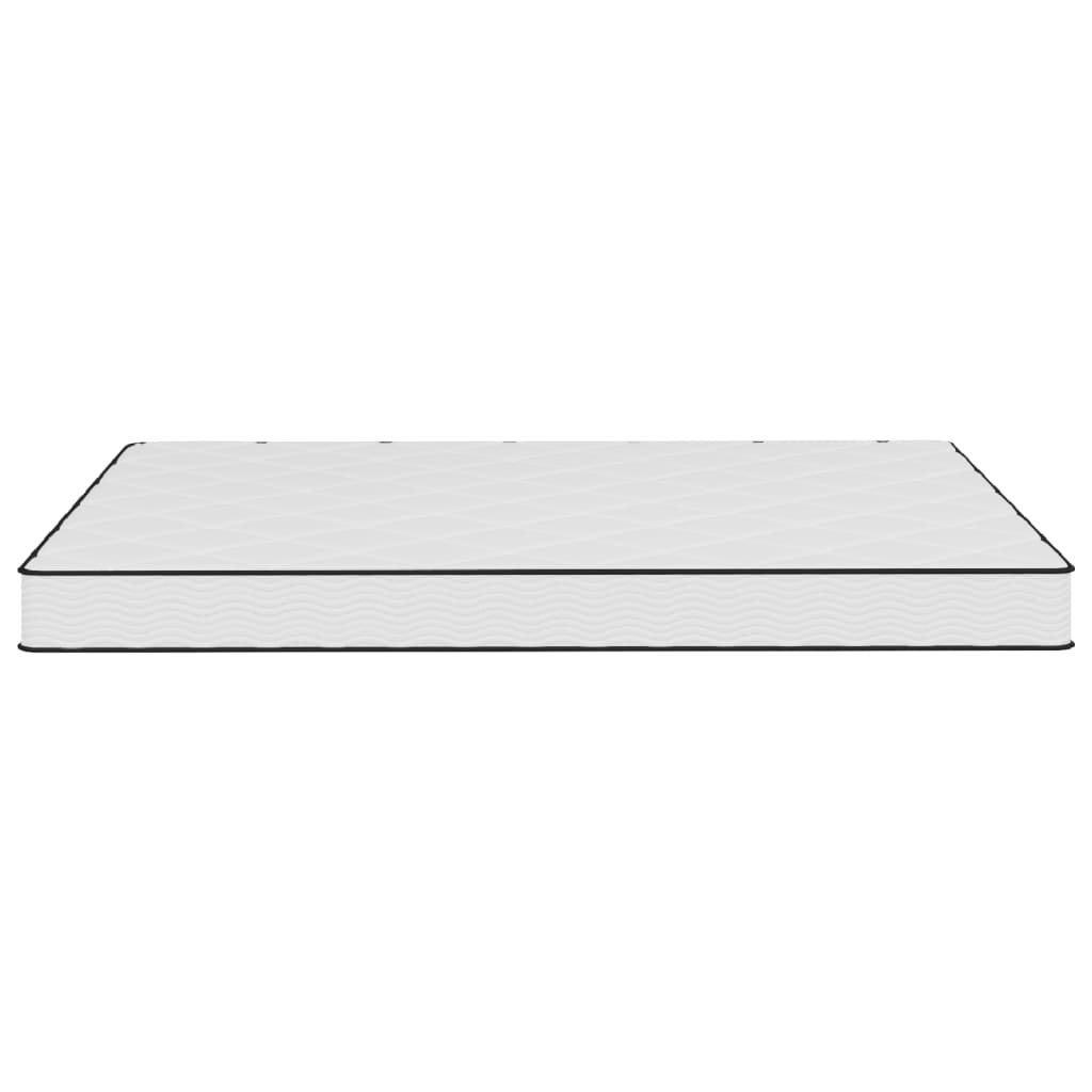 Schaumstoffmatratze für Kind Mittelweich 80 x 160 cm 16 cm Weiß