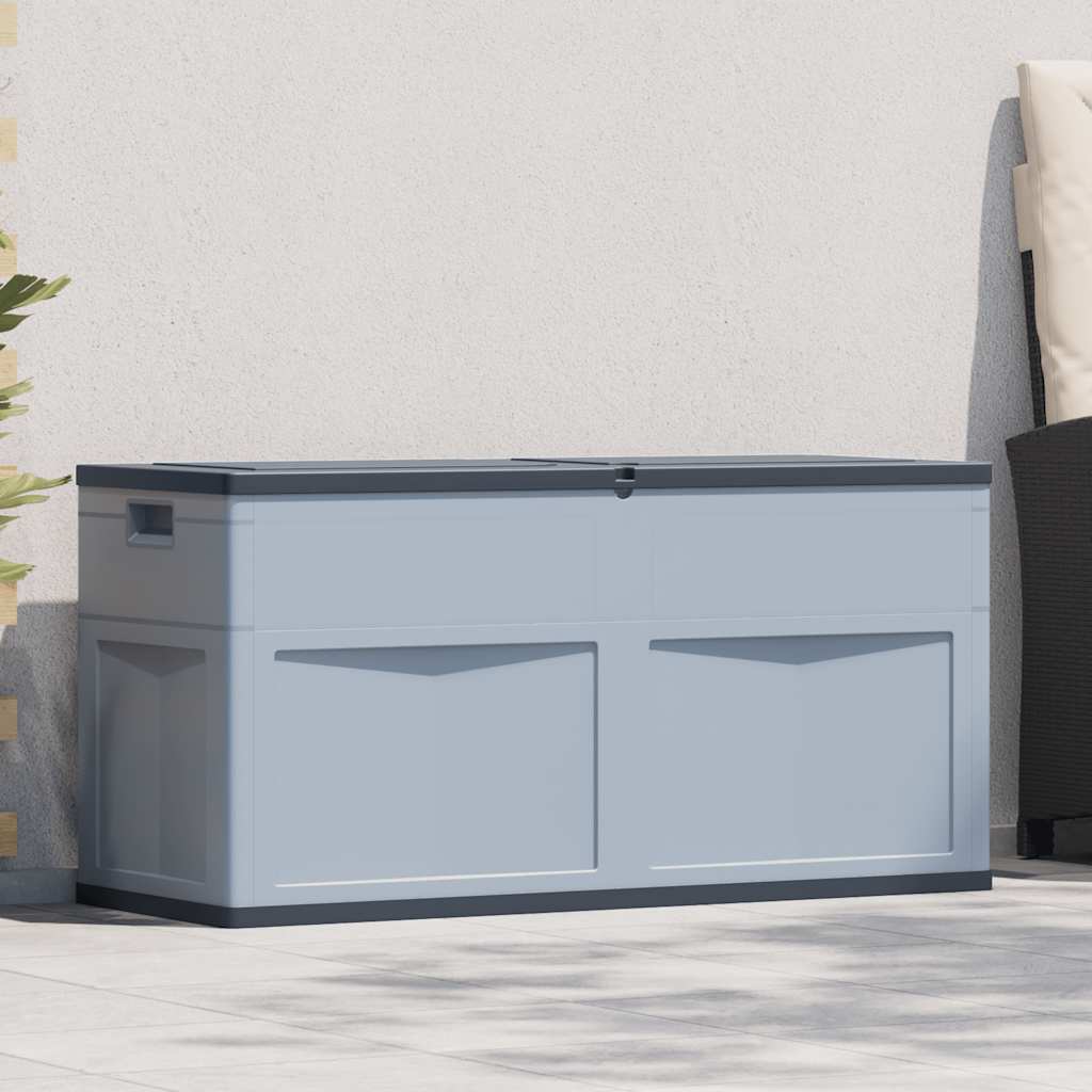 Garten-Aufbewahrungsbox 320 L Schwarz